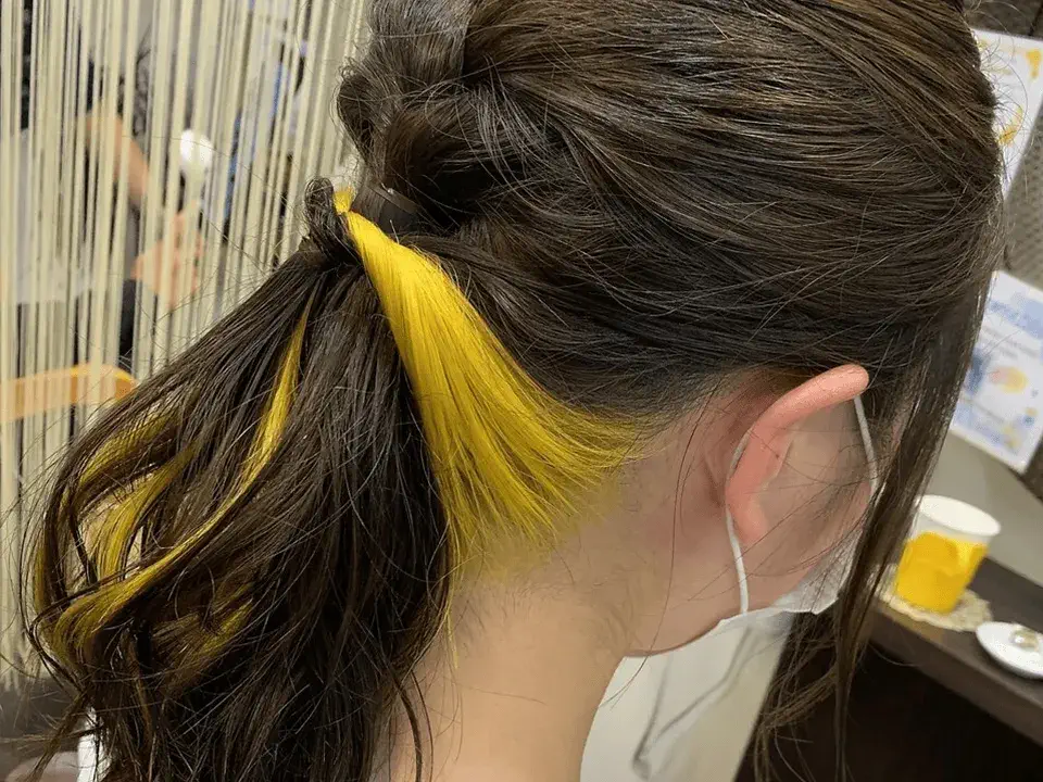 ヘアカラーの画像